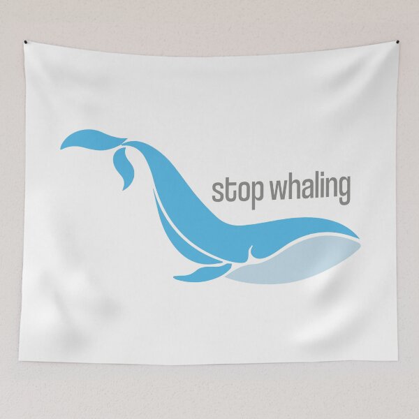 Item preview, Whale Hunting Protest / Save The Whales / Stop Whaling designed and sold by STOREMAAR.