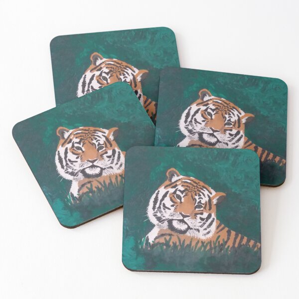 Item preview, tiger designed and sold by Tanja Raudaschl.