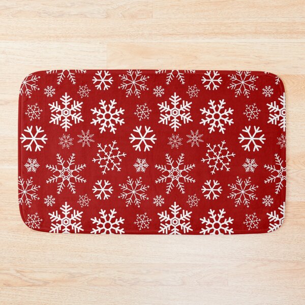 Item preview, Red Winter Simple Snowflake Pattern designed and sold by JABG-01.