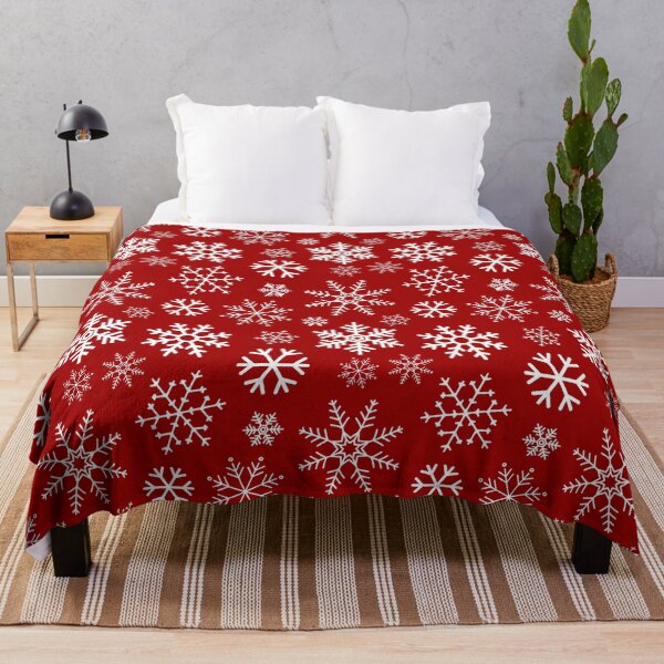 Item preview, Red Winter Simple Snowflake Pattern designed and sold by JABG-01.