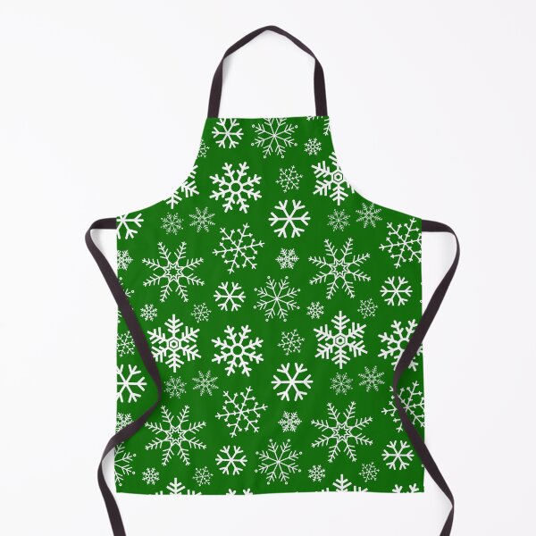 Item preview, Green Winter Simple Snowflake Pattern designed and sold by JABG-01.