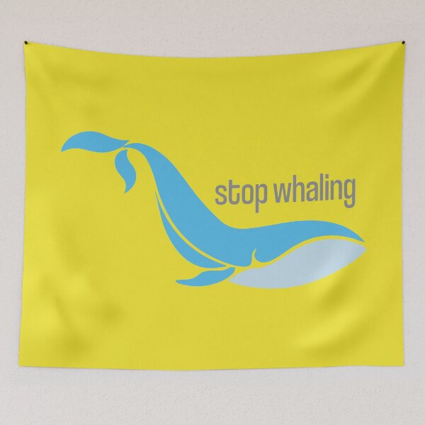 Item preview, Whale Hunting Protest / Save The Whales / Stop Whaling designed and sold by STOREMAAR.