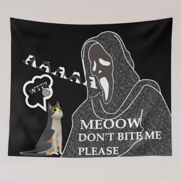 Item preview, GRIM REAPER FUNNY HALLOWEEN  Meow, Don't Bite Me Please... designed and sold by TeesFashion.