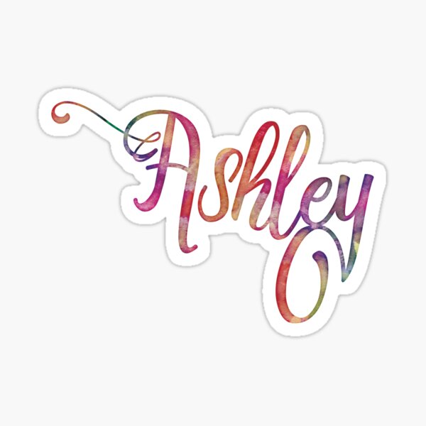 Ashely - watercolor Sticker
