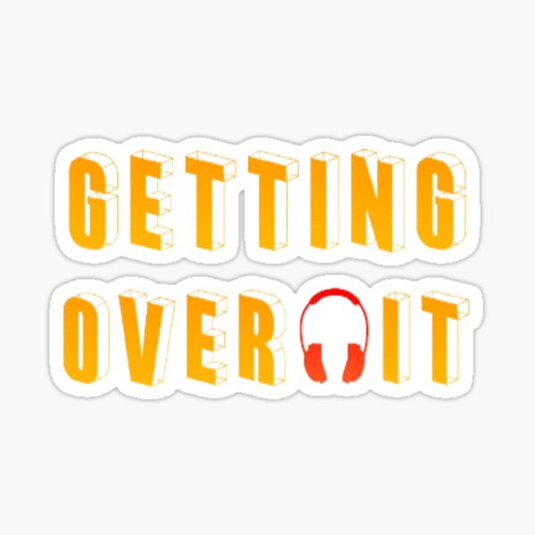 Getting Over It Stickers for Sale