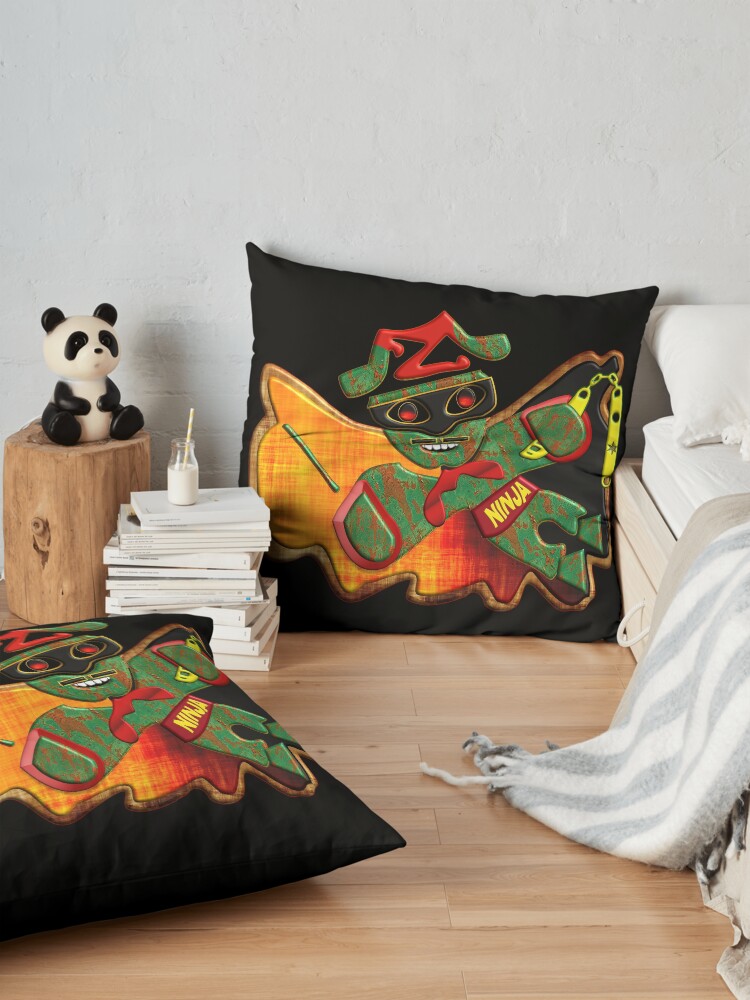 Alternate view of THE LEGEND OF ZORRO IN HIS NEW ADVENTURES FOR KIDS - ZORRO NINJA BUTTERFLY - HALLOWEEN PARTY - CHRISTMAS PARTY - SUPER FUN GIFT FOR THE HOLIDAYS4. Floor Pillow