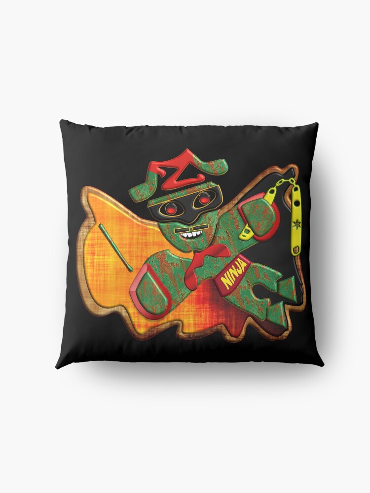 Alternate view of THE LEGEND OF ZORRO IN HIS NEW ADVENTURES FOR KIDS - ZORRO NINJA BUTTERFLY - HALLOWEEN PARTY - CHRISTMAS PARTY - SUPER FUN GIFT FOR THE HOLIDAYS4. Floor Pillow
