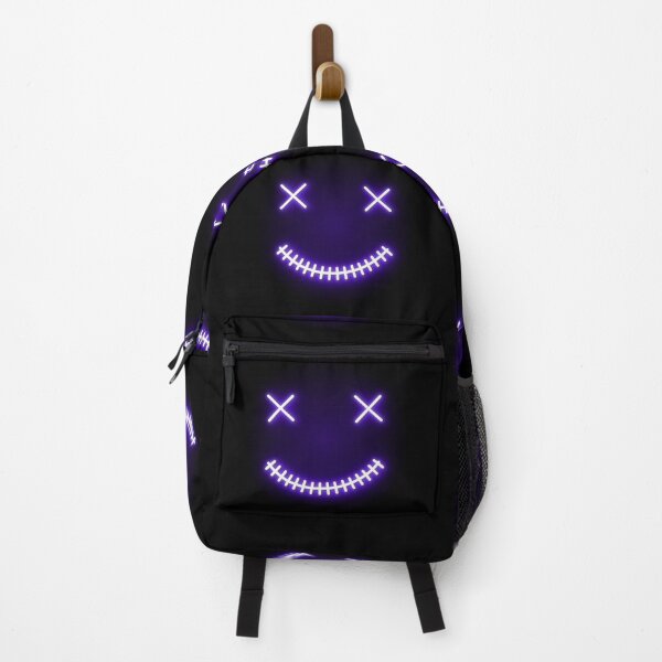 Item preview, Purple neon stitch face designed and sold by Pear Tree Studio.