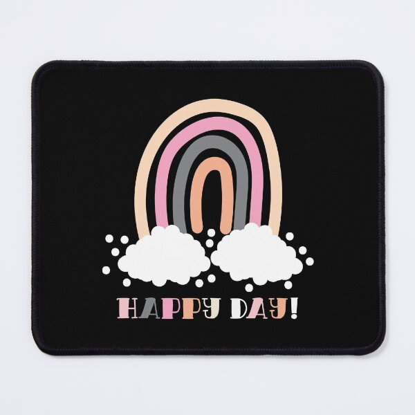Item preview, Cute HAPPY DAY  Peach coloured RAINBOW designed and sold by jazzydevil.