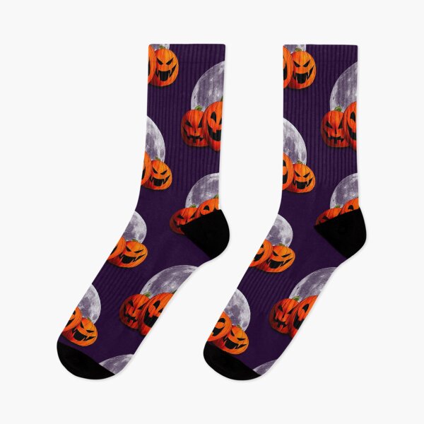 Item preview, Halloween pumpkins with moon  designed and sold by artsy-cici.