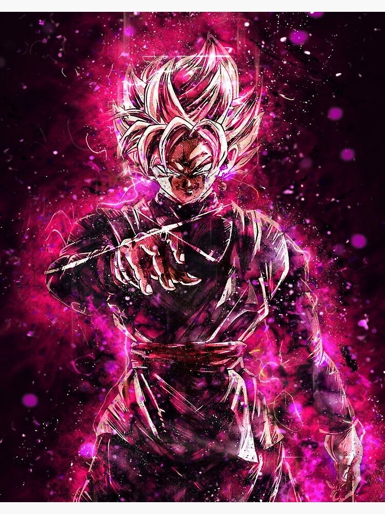 Discover Goku black super saiyan rose Premium Matte Vertical Poster