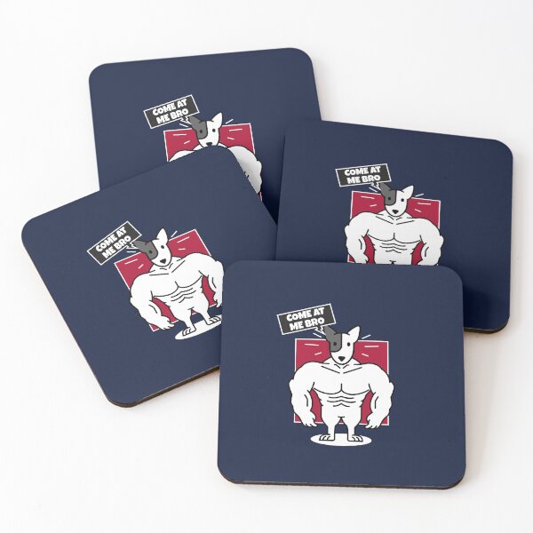 Item preview, Funny Bull Terrier Strong Come At Me Bro designed and sold by Guarddogdrive.