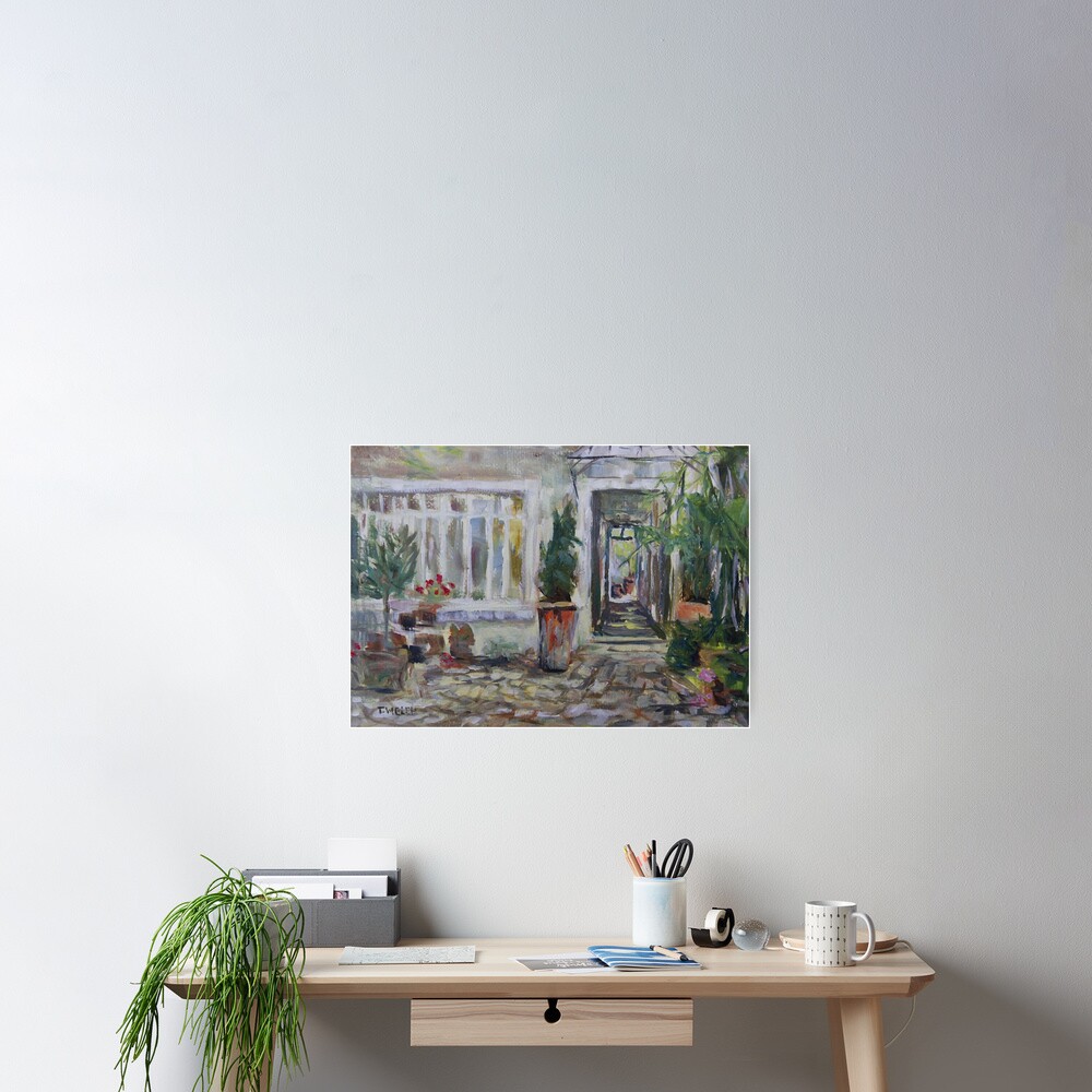 Double courtyard Rue Rodier Paris France Poster