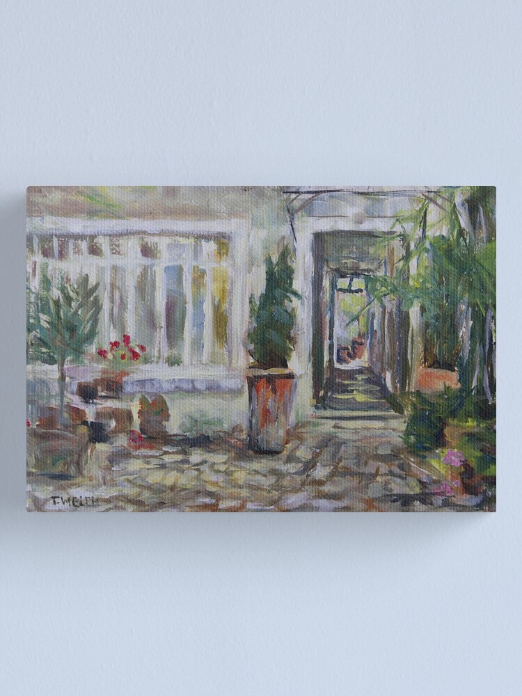 Alternate view of Double courtyard Rue Rodier Paris France Canvas Print