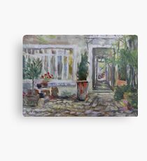 Double courtyard Rue Rodier Paris France Metal Print