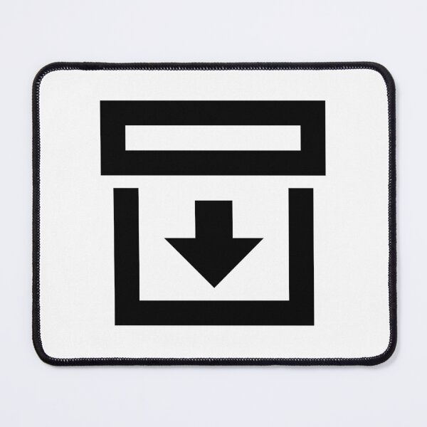 Item preview,  MDI Archive-Arrow-Down-Outline designed and sold by GnarlyFurtardo.