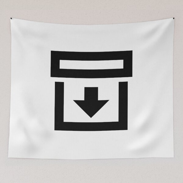 Item preview,  MDI Archive-Arrow-Down-Outline designed and sold by GnarlyFurtardo.