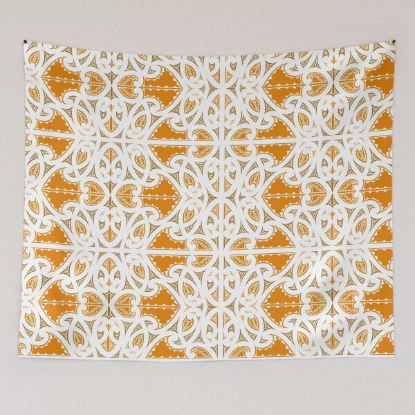 Item preview, Kowhaiwhai Miki (Orange) designed and sold by LifeIsHecktic.