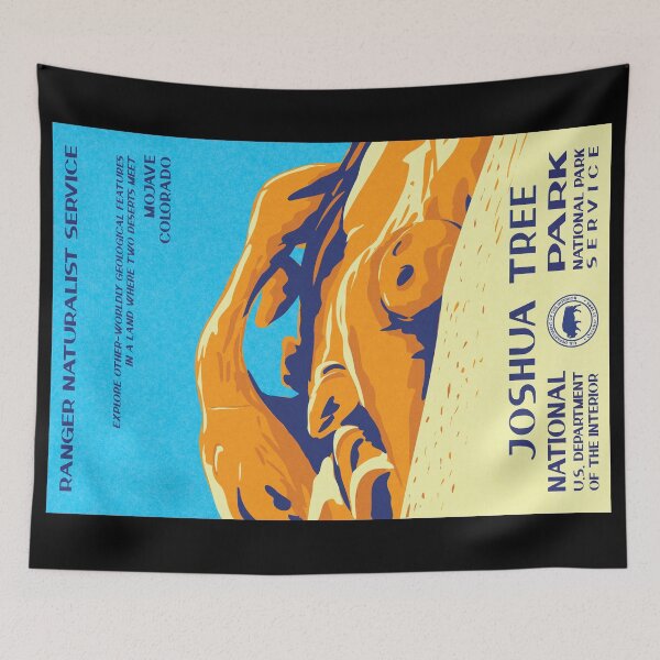 Item preview, Joshua Tree National Park Vintage WPA Poster designed and sold by JordanHolmes.