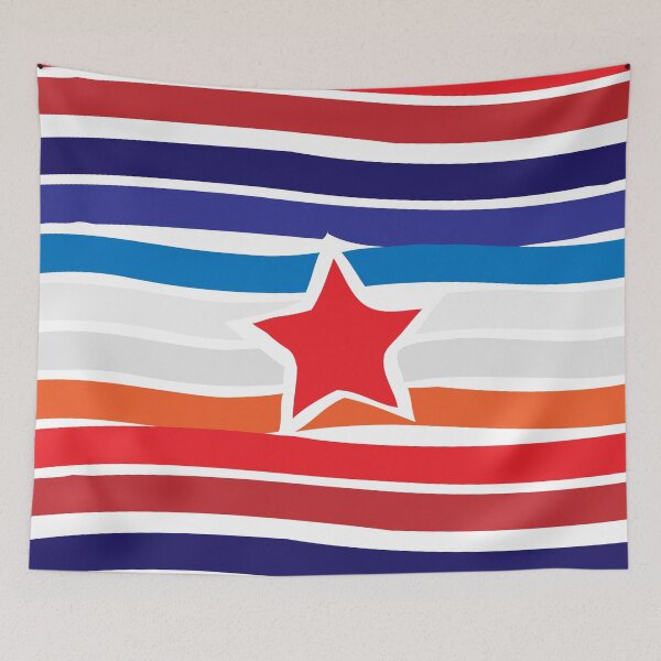 Item preview, Retro Yugoslavia Flag designed and sold by TinThor.