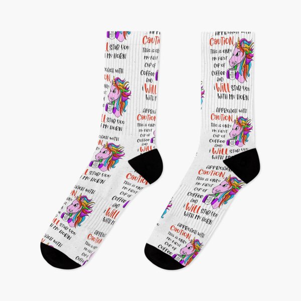 Item preview, Approach With Caution-Funny Unicorn Coffee gift designed and sold by BRtisticDesigns.