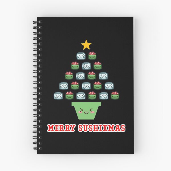 Item preview, Funny Kawaii Sushi Lovers' Merry Sushixmas designed and sold by wingstar.