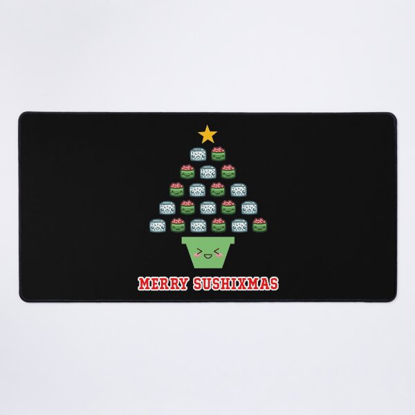 Item preview, Funny Kawaii Sushi Lovers' Merry Sushixmas designed and sold by wingstar.
