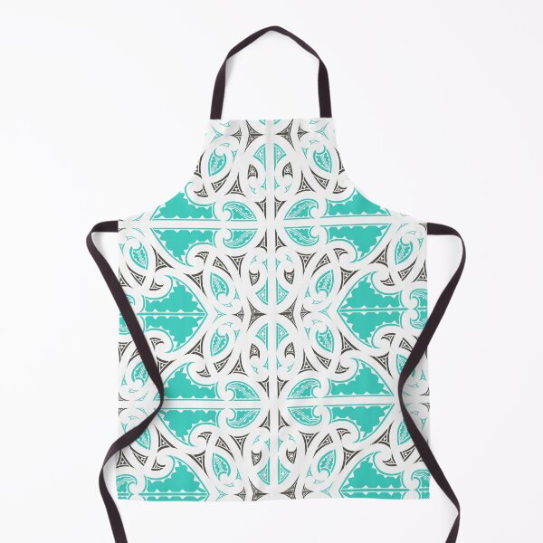 Item preview, Kowhaiwhai Miki (Teal & Black) designed and sold by LifeIsHecktic.