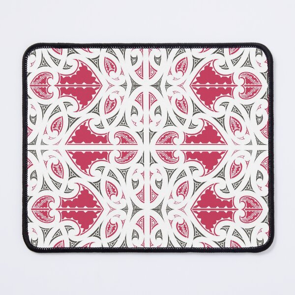 Item preview, Kowhaiwhai Miki (Maroon & Black) designed and sold by LifeIsHecktic.