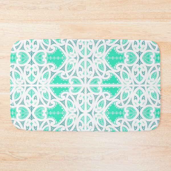 Item preview, Kowhaiwhai Miki (Teal) designed and sold by LifeIsHecktic.