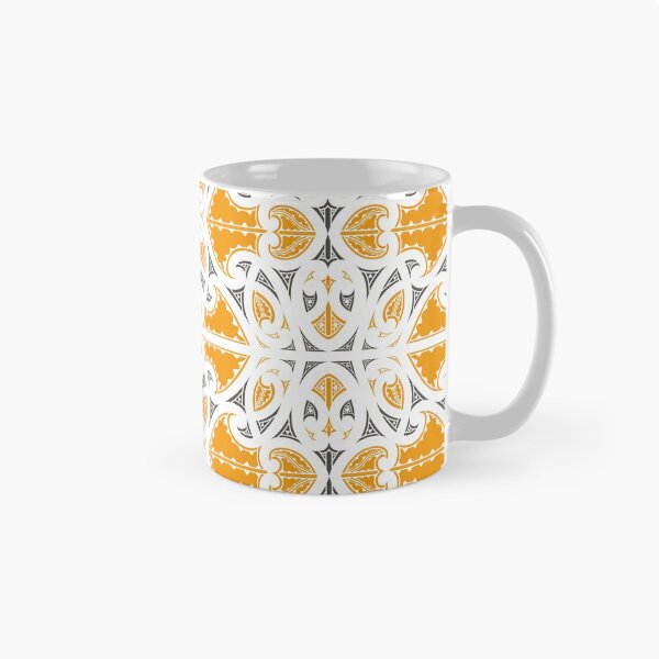 Item preview, Kowhaiwhai Miki (Orange & Black) designed and sold by LifeIsHecktic.