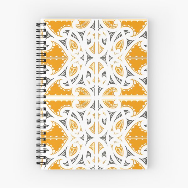 Item preview, Kowhaiwhai Miki (Orange & Black) designed and sold by LifeIsHecktic.