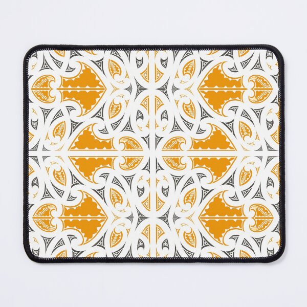 Item preview, Kowhaiwhai Miki (Orange & Black) designed and sold by LifeIsHecktic.