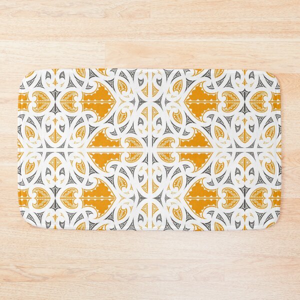 Item preview, Kowhaiwhai Miki (Orange & Black) designed and sold by LifeIsHecktic.