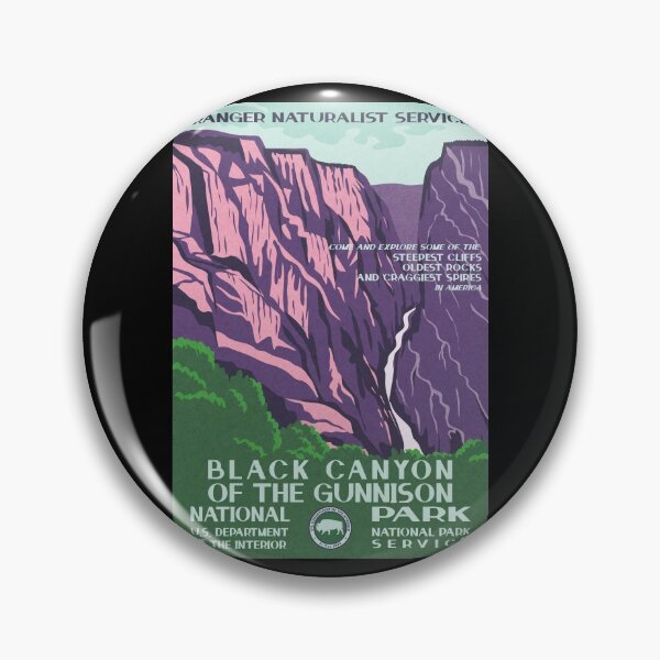 Item preview, Black Canyon Of The Gunnison National Park Vintage WPA Poster designed and sold by JordanHolmes.