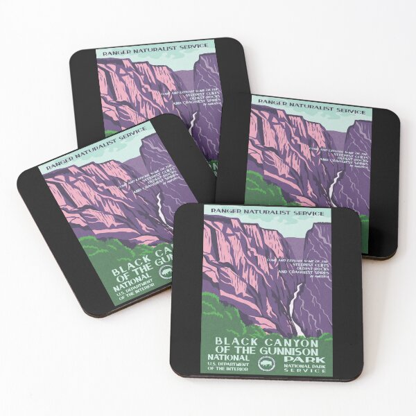 Item preview, Black Canyon Of The Gunnison National Park Vintage WPA Poster designed and sold by JordanHolmes.