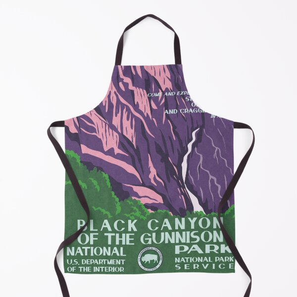 Item preview, Black Canyon Of The Gunnison National Park Vintage WPA Poster designed and sold by JordanHolmes.