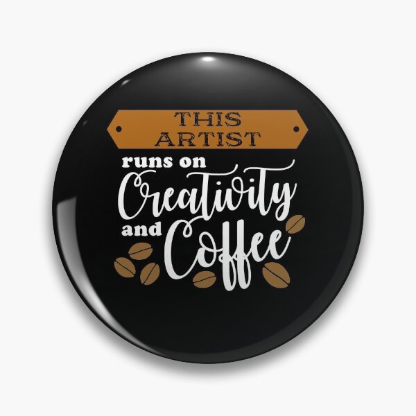 Item preview, This Artist Runs On Creativity and Coffee designed and sold by Zurickdesigns.
