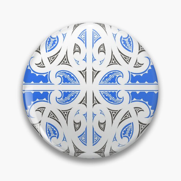 Item preview, Kowhaiwhai Miki (Blue & Black) designed and sold by LifeIsHecktic.