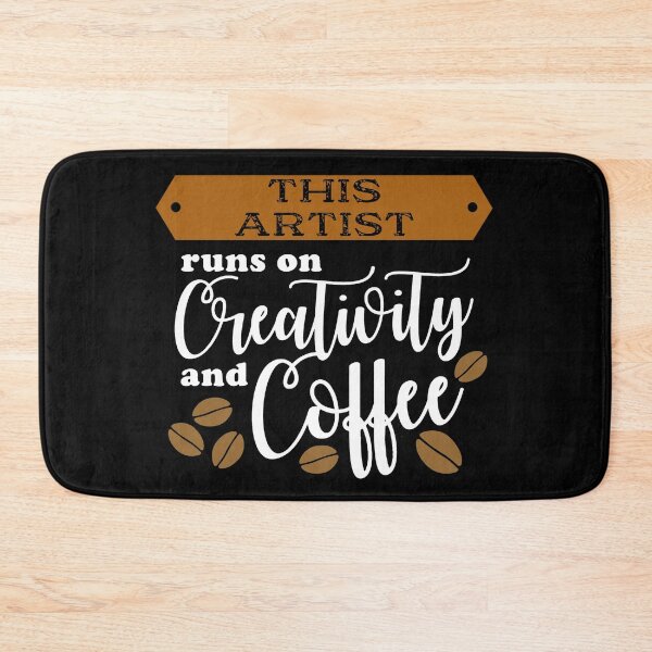 Item preview, This Artist Runs On Creativity and Coffee designed and sold by Zurickdesigns.