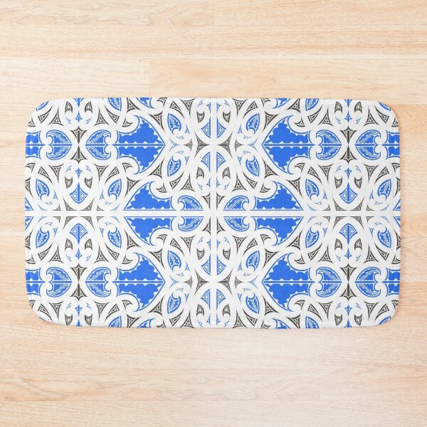 Item preview, Kowhaiwhai Miki (Blue & Black) designed and sold by LifeIsHecktic.
