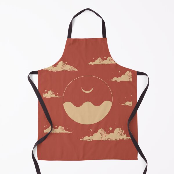 Item preview, Autumn Celestial Moon Stars and Cloud Abstract Art designed and sold by mainsqueezemar.
