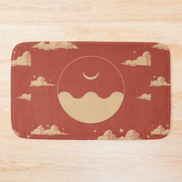 Item preview, Autumn Celestial Moon Stars and Cloud Abstract Art designed and sold by mainsqueezemar.