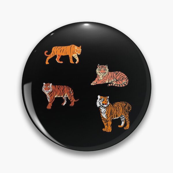 Item preview, Stay Home Tiger- Cool tiger sticker pack designed and sold by Water Flick.