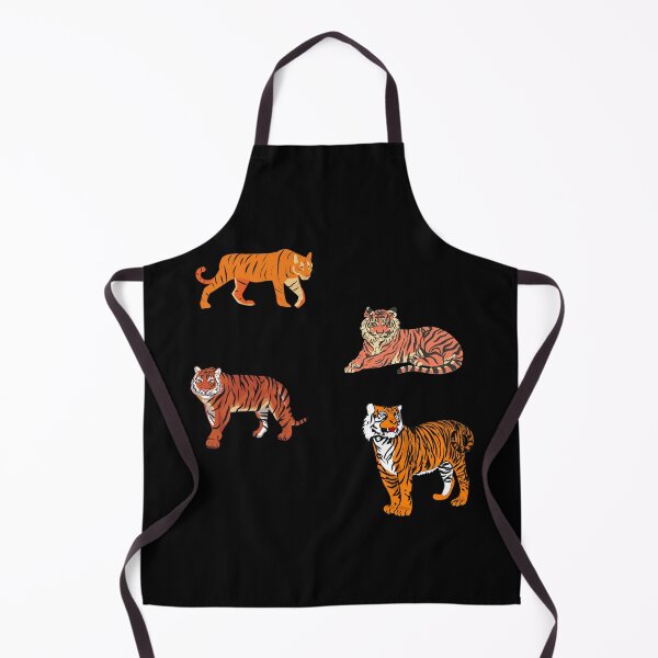 Item preview, Stay Home Tiger- Cool tiger sticker pack designed and sold by Water Flick.