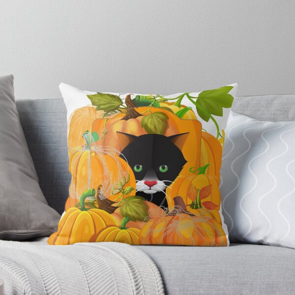 Item preview,  Peeking between pumpkins designed and sold by BeatyinChaos.