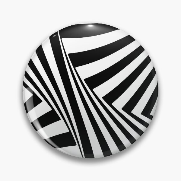 Aperçu de l'œuvre Illusions d'optique trippy noir et blanc Op Art créée et vendue par llon.