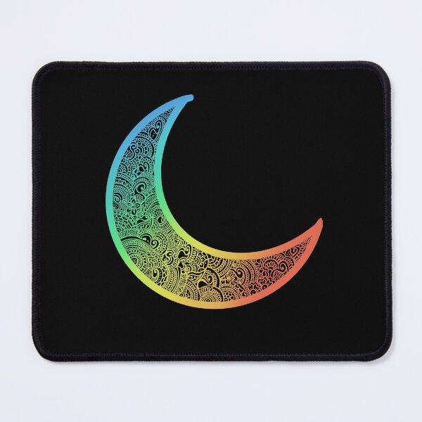 Item preview, rainbow henna moon  designed and sold by jasleenM.