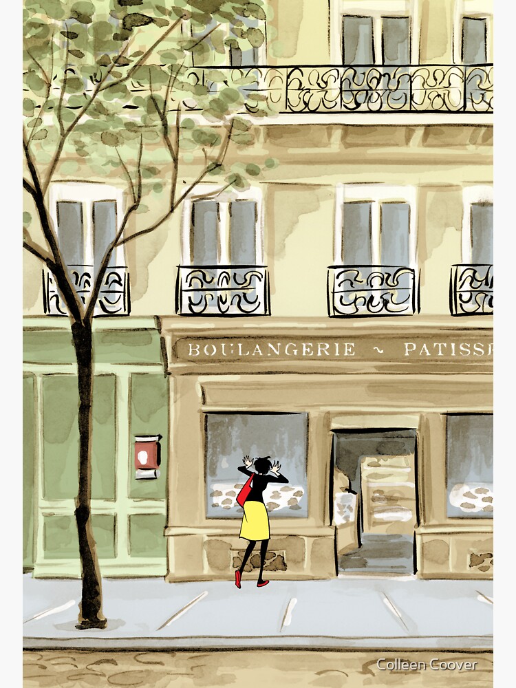 Thumbnail 3 of 3, Sticker, Bandette At The Boulangerie designed and sold by colleencoover.