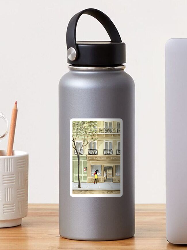 Thumbnail 1 of 3, Sticker, Bandette At The Boulangerie designed and sold by colleencoover.